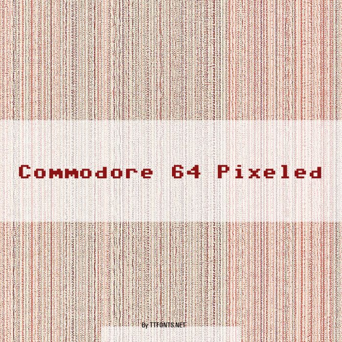 Commodore 64 Pixeled example